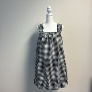 New Allie Rose Gingham Print Tank Dress S